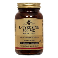 Solgar L-Tyrosine 500mg 50 gélules végétales