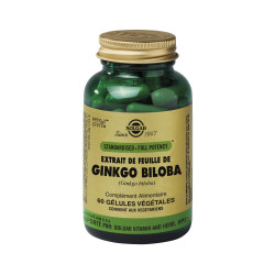 Solgar Ginkgo Biloba 60 gélules végétables