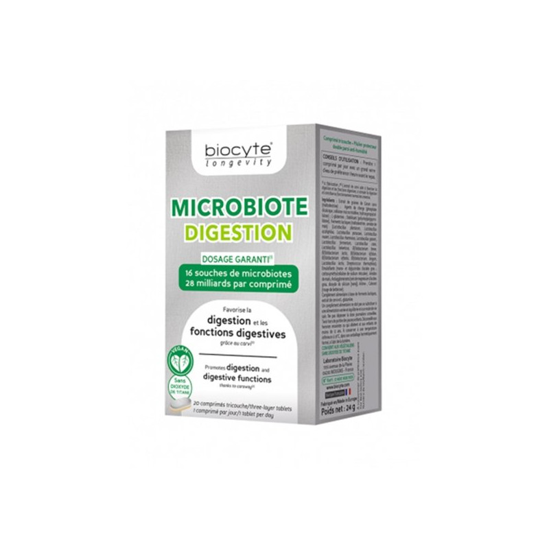 Biocyte Microbiote Digestion 20 capsules