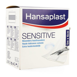 Hansaplast Sensitive Haute Tolérance Cutanée 5m x 6cm