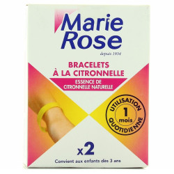 Marie Rose Bracelets à la Citronnelle x2