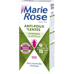 Marie Rose Shampooing Anti-Poux & Lentes Actifs Naturels 125ml