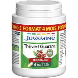 Juvamine Thé Vert Guarana Format 4 mois 120 gélules 