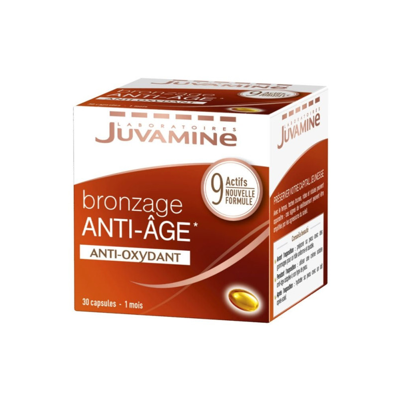 Juvamine Bronzage Anti-Age Antioxydant 30 capsules
