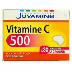 Juvamine Vitamine C 500 30 comprimés à croquer 