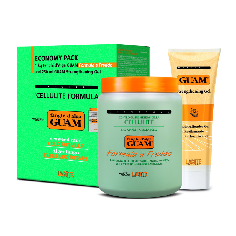 Guam Pack Boue d'Algues Froid 1000g + Gel 250ml