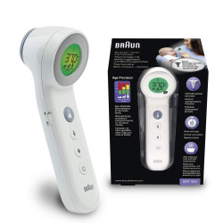 Braun Thermomètre Sans Contact + Frontal Age Precision BNT400