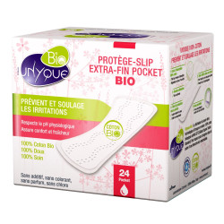 Unyque Protège-Slip Extra-Fin Pocket Bio 24 Pocket