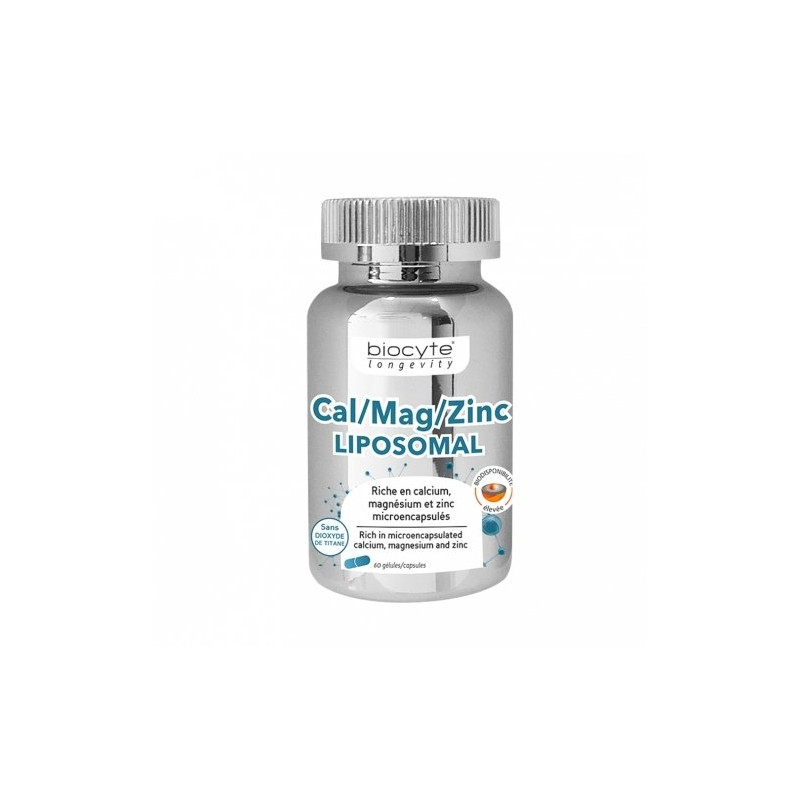 Biocyte Cal/Mag/Zinc Liposomal 30 gélules