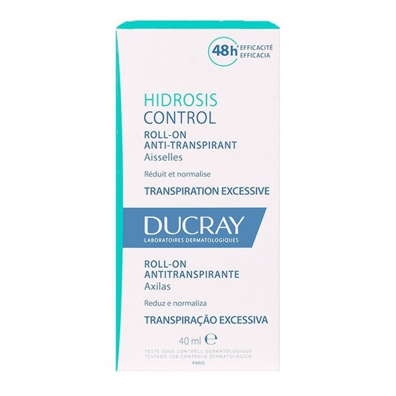 Ducray Hidrosis Control Roll-On Anti-Transpirant Aiselles 40ml