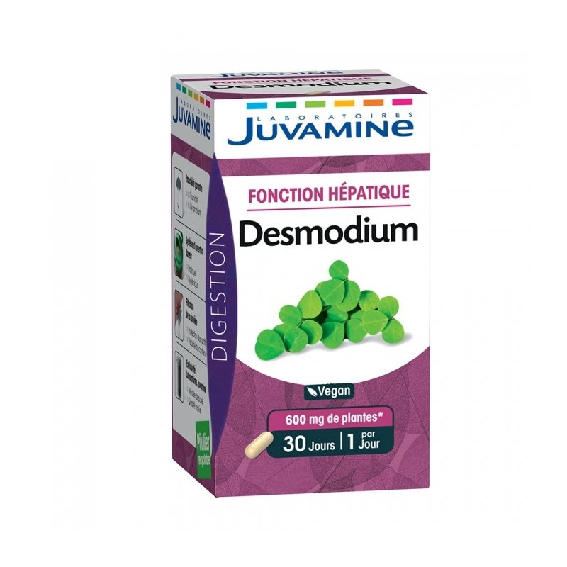 Juvamine Digestion Desmodium Fonction Hépatique 30 gélules