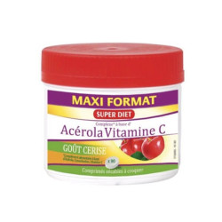 Superdiet Acérola Vitamine C 90 Comprimés