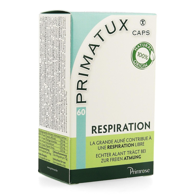 Primrose Primatux Respiration 60 capsules