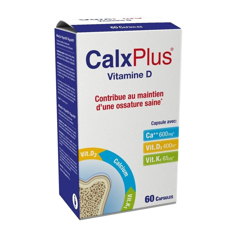Calx Plus Vitamine D 60 capsules