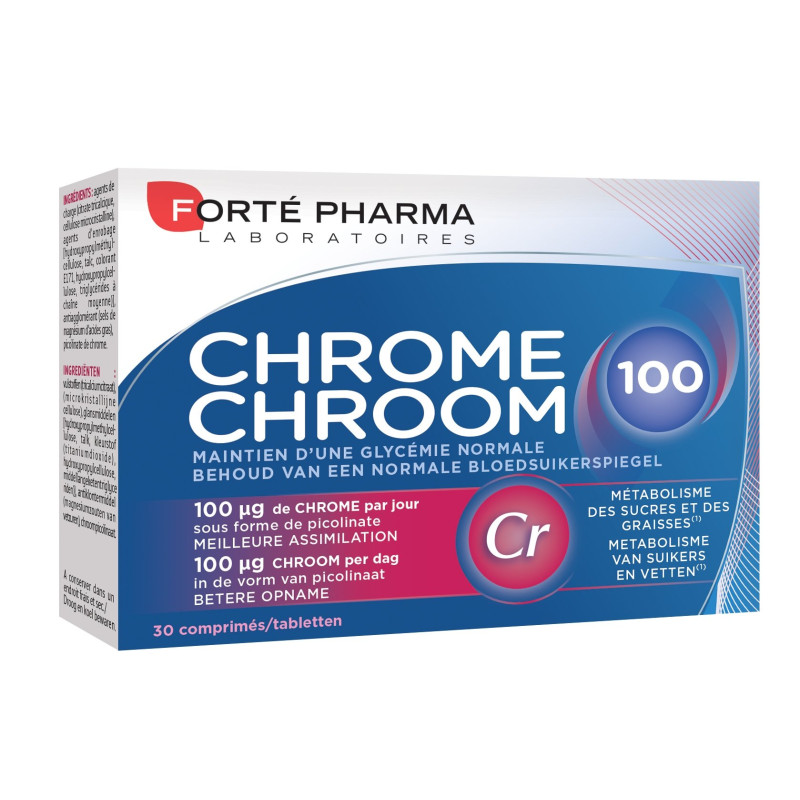 Forte Pharma Chrome 100 30 comprimés