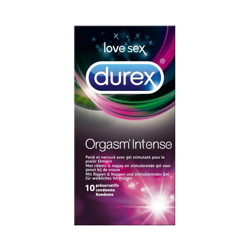 Durex Orgasm’ Intense 10 pcs
