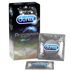 Durex Performance Booster Gel Retardant x10 Préservatifs
