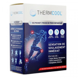 Therm Cool Ice Pocket 2 Poches de Froid Instantané