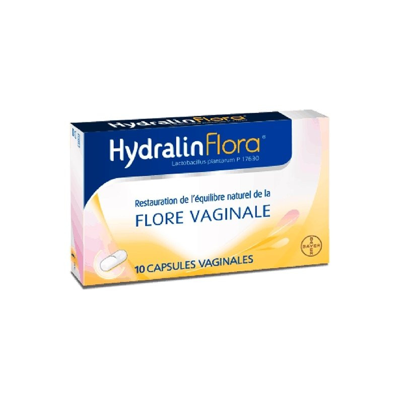 Hydralin Flora 10 Capsules Vaginales Équilibre de la flore