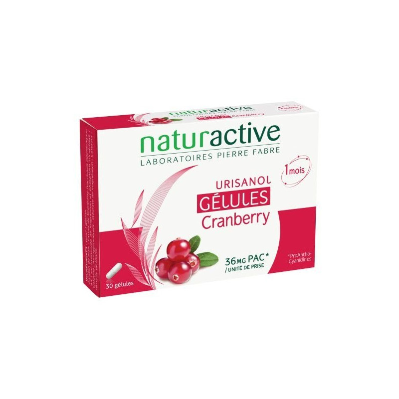 Naturactive Urisanol Cranberry 1 mois 30 gélules