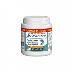 Juvamine Curcurma Chondroïtine Glucosamine 90 comprimés