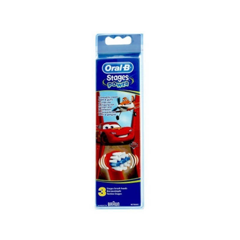 Oral-b Stages 3 brossettes refill eb10-3 cars