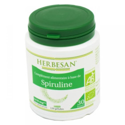 Herbesan Spiruline Bio 120 Gélules