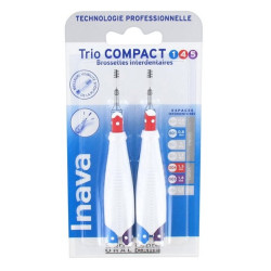 Inava Trio Compact 145 Brossettes Interdentaires Larges