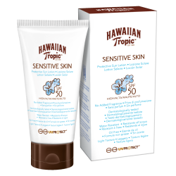 Hawaiian Tropic Sensitive Skin Lotion Solaire SPF50 90ml