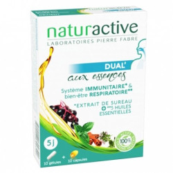 Naturactive Dual' Aux Essences Sureau 10 gélules + 10 capsules
