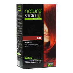 Nature & Soin Coloration Permanente 6RR - Rouge Feu