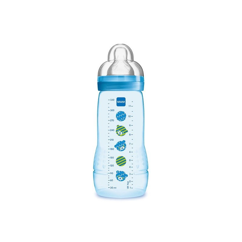Mam Easy Active Baby Bottle Bleu 4+ mois 330ml