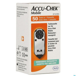 Accu chek mobile test cassette 50 tests 7141254171