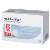 Accu-Fine Aiguilles Stériles pour Stylos à Insuline 0.25mm (31G) x 6mm 100 pièces