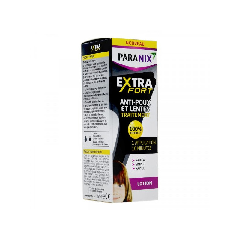 Paranix Extra-Fort Anti-Poux & Anti-Lentes Lotion 100ml + 1 Peigne