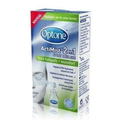 Optone ActiMist 2 en 1 Spray Oculaire Yeux Fatigués et Inconfort 10 ml