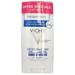 Vichy Déodorant Stick 24H Toucher Sec Lot de 2 x 40ml