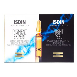 Isdin Pigment Expert Pigment Correcting Serum 10 ampoules + Night Peel Exfoliating Night Peeling 10 ampoules