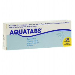 Aquatabs 1 Litre 60 comprimés