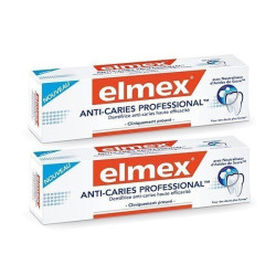 Elmex Duo Pack Anti-Caries Professional Dentifrice Anti-Caries Haute Efficacité 75ml