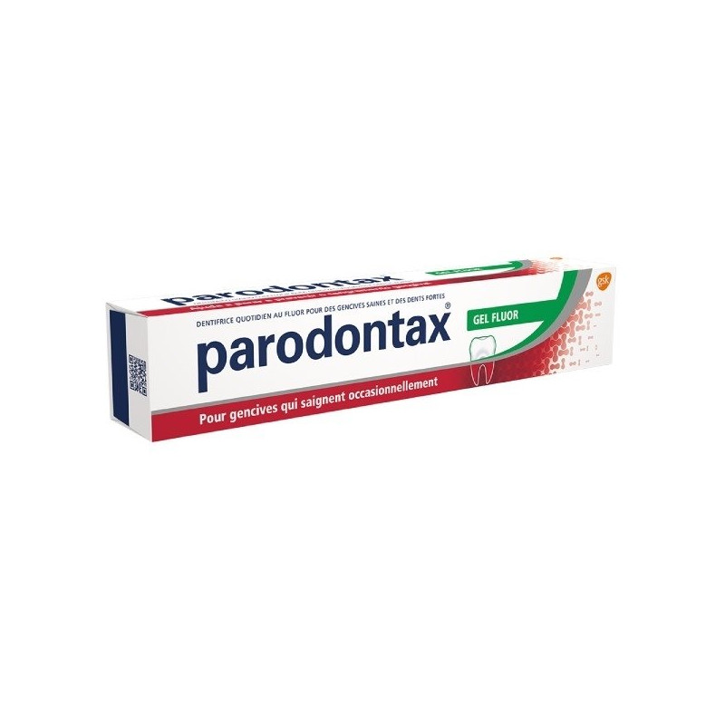 Parodontax Dentifrice Gel Saignements et Irritations Gencives Fluor 75 Ml