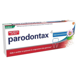 Parodontax Dentifrice Anti-Saignement Fraîcheur Intense Fluor 2x75ml