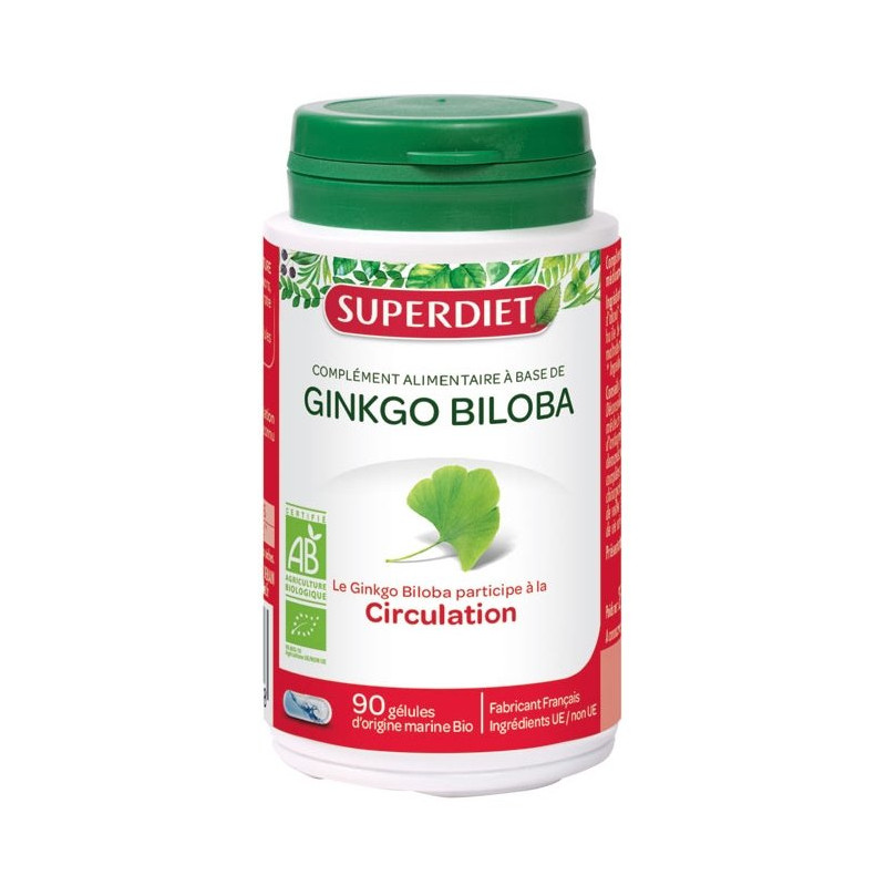 Superdiet Ginkgo Biloba 90 Gélules