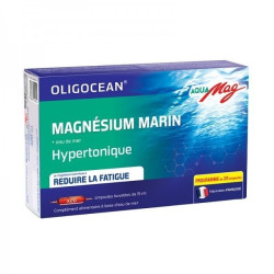 Oligocean Aquamag Magnésium Marin 20 ampoules de 15ml