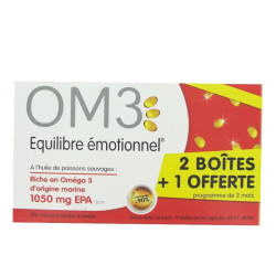OM3 Equilibre Emotionnel 2+1 OFFERTE 3 x 60 capsules  