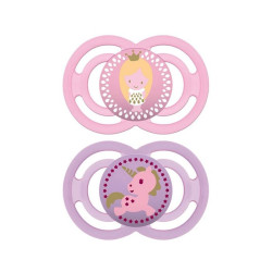 Mam Perfect 6+ Sucettes Silicone Fille 2 pièces
