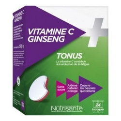 Nutrisanté Vitamine C + Ginseng Tonus 24 comprimés