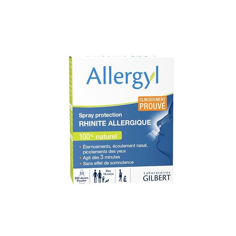 Allergyl Spray Protection Rhinite Allergique 200 doses