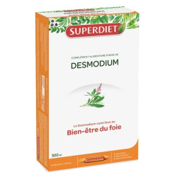 Superdiet Desmodium Bien-Etre du Foie 20 ampoules de 15ml