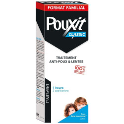 Pouxit Classic Lotion Traitement Anti-Poux & Lentes Format Familial 250ml